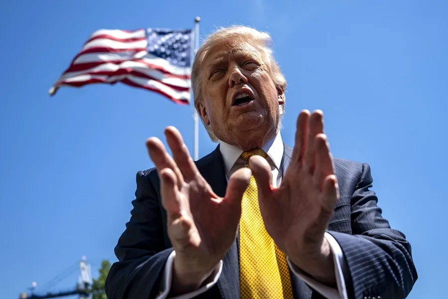 «Estado 51»: Trump comparte una imagen del mapa de Venezuela pintado con la bandera de EE.UU.