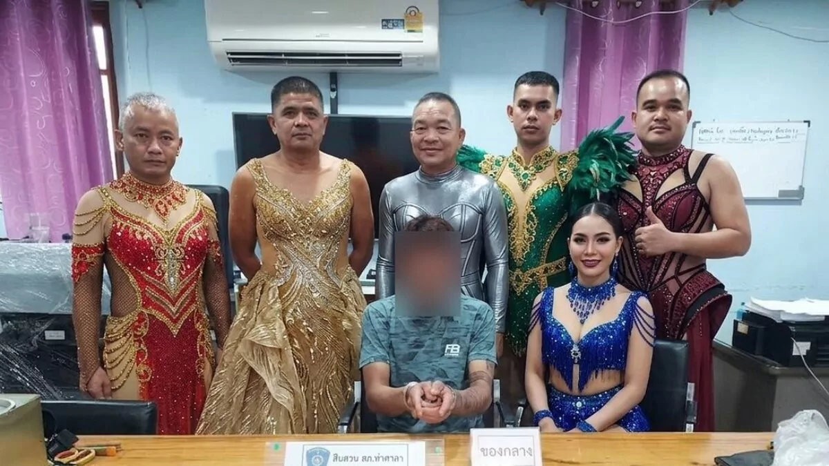 Agentes encubiertos vestidos de bailarinas capturan a supuesto traficante en Tailandia