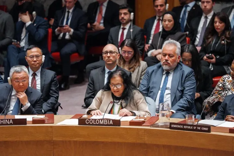 Colombia centra su presidencia de la ONU en la paz en Oriente Medio, las mujeres y los niños en los conflictos