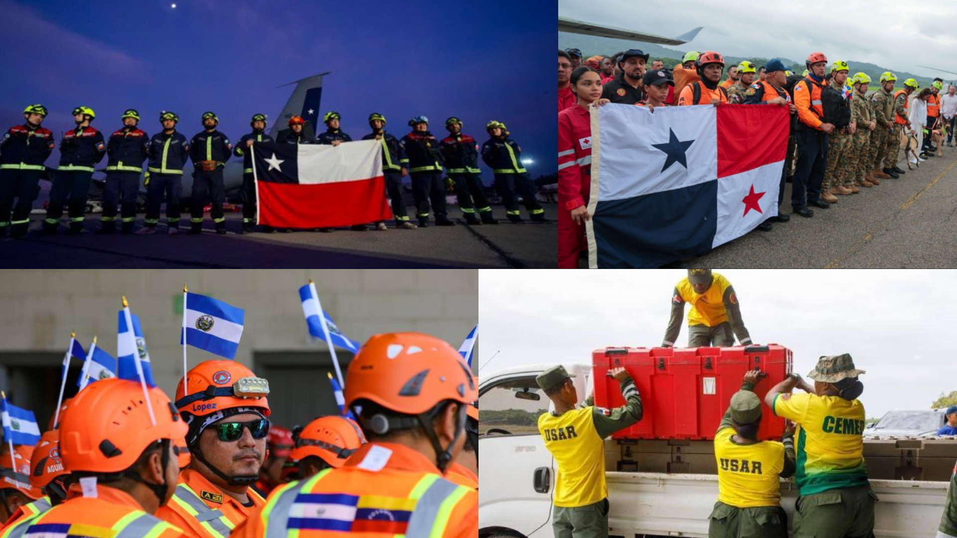 Más de 1,600 rescatistas de 11 países apoyan labores de emergencia en Venezuela