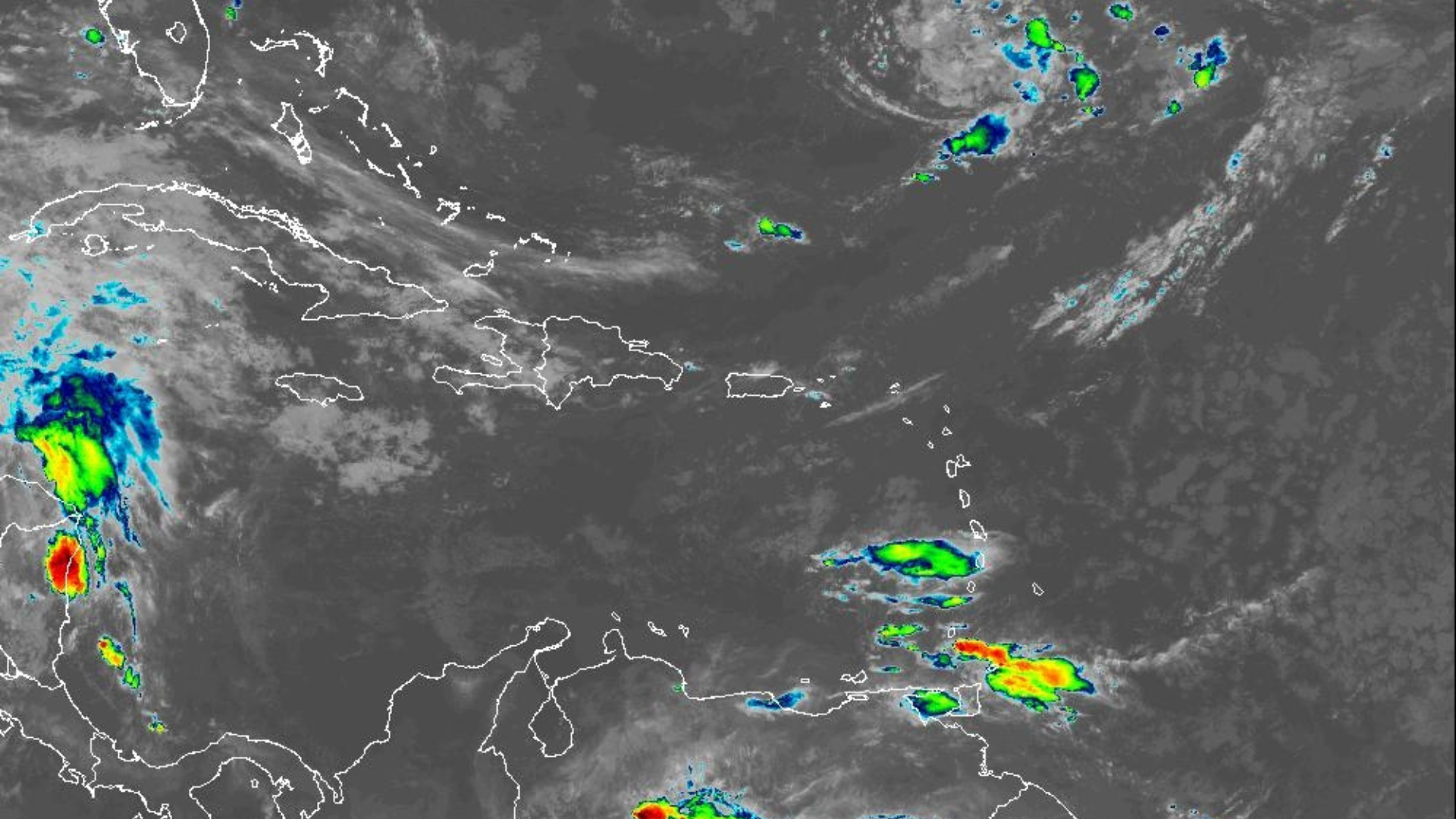 Vaguada y onda tropical provocarán aguaceros y tormentas eléctricas esta tarde
