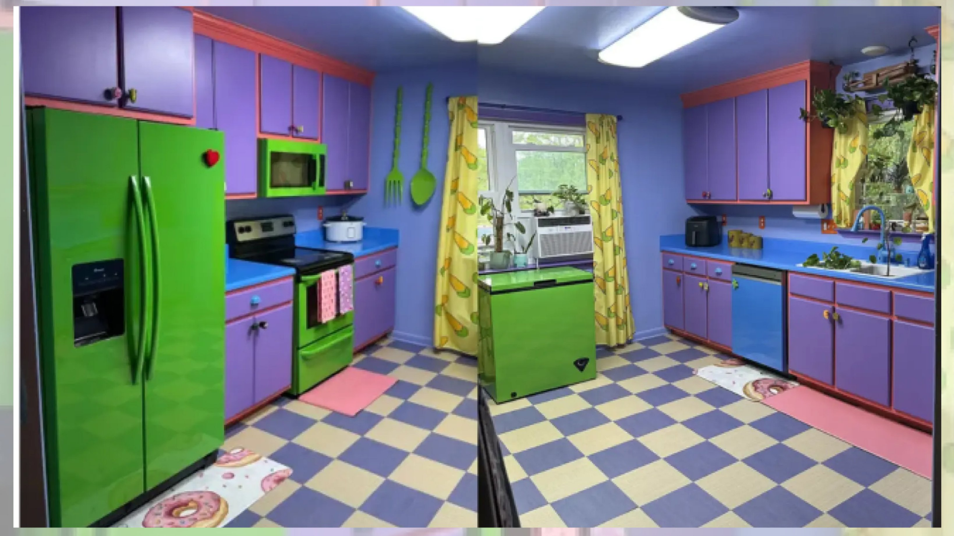 Fanática convierte su hogar en una réplica de la casa de Los Simpson