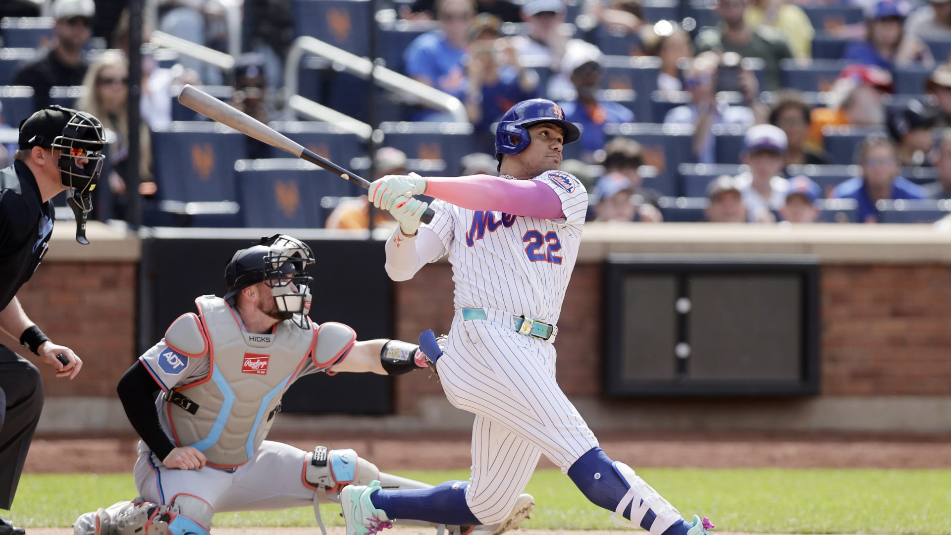 Grand slam de Juan Soto guía la victoria de los Mets sobre los Marlins