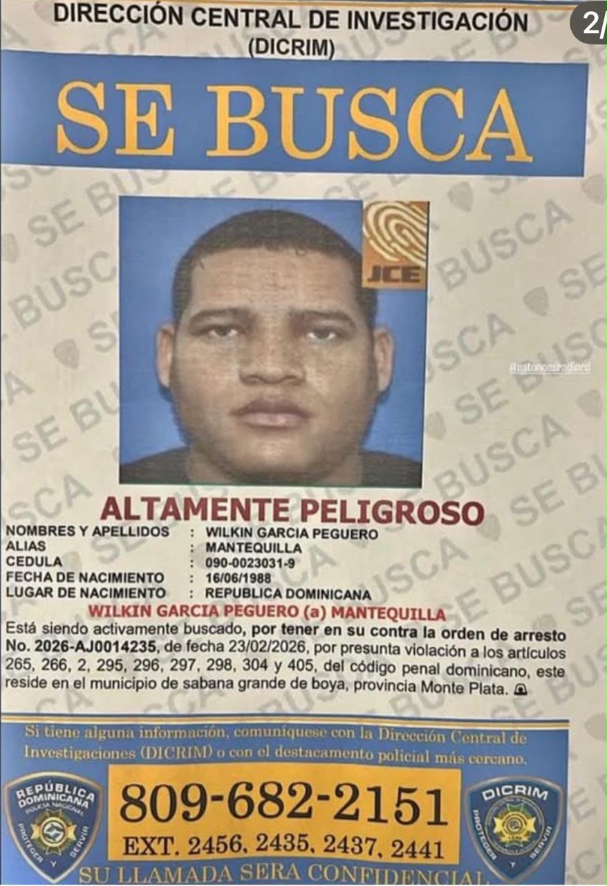 Policía espera entrega voluntaria de “Mantequilla” mientras mantiene operativo de localización