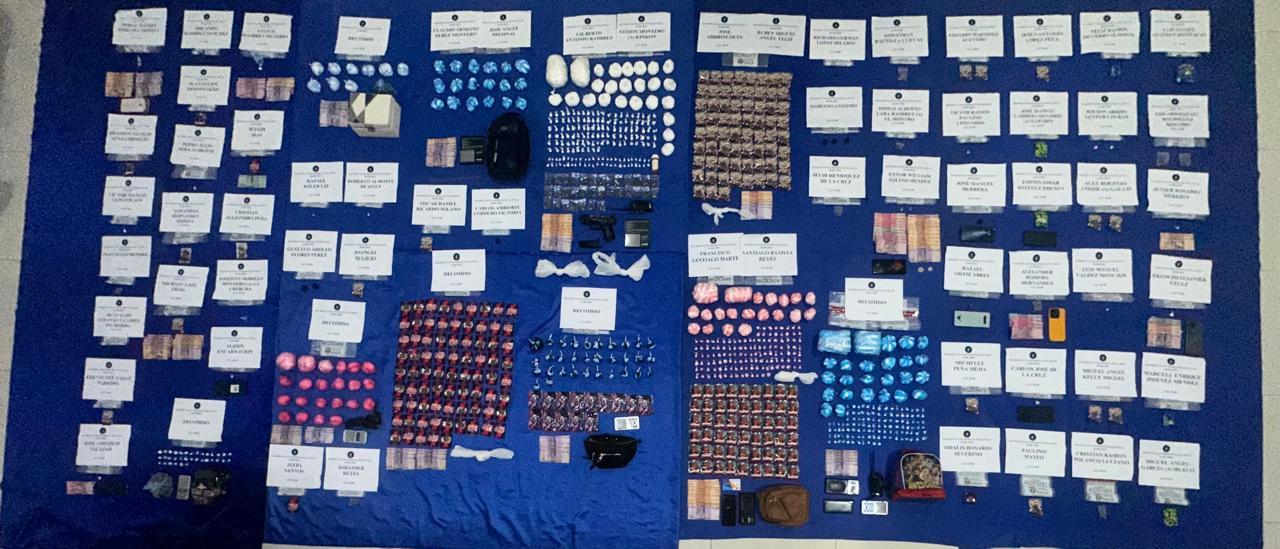 DNCD ocupa más de 28 kilos de drogas durante operativos en sectores de Santo Domingo Este