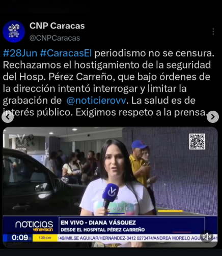 ¿Censura o protección médica en hospital de Venezuela tras el rescate de víctimas del terremoto ?