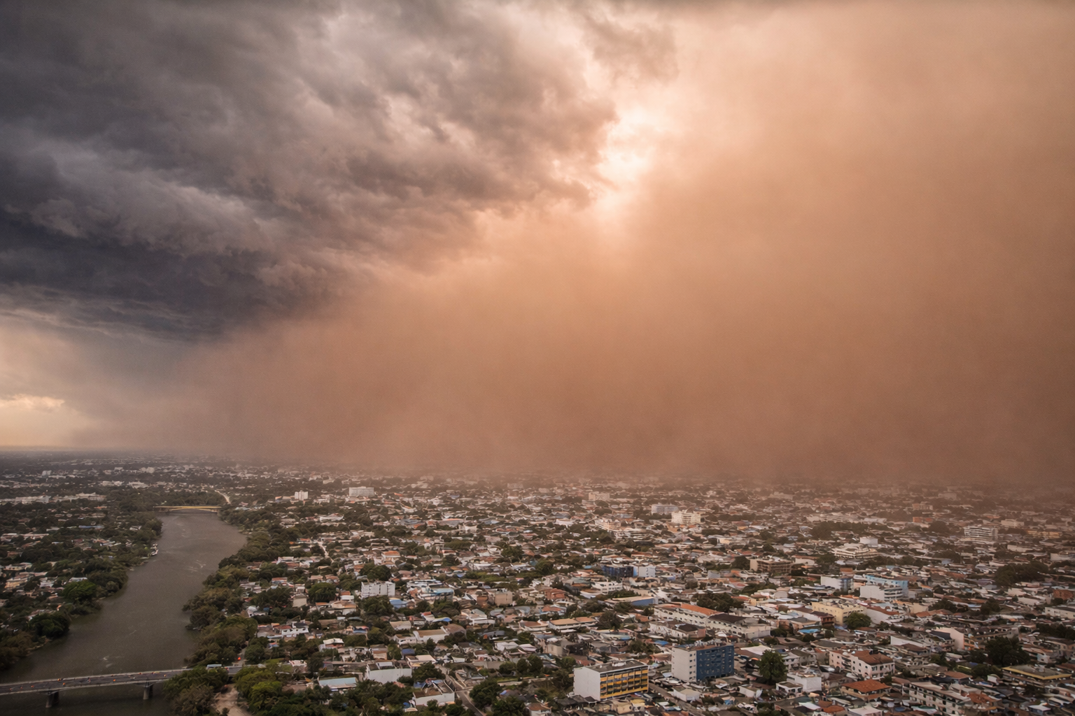 Polvo del Sahara mantendrá el calor intenso y reducirá las lluvias este miércoles
