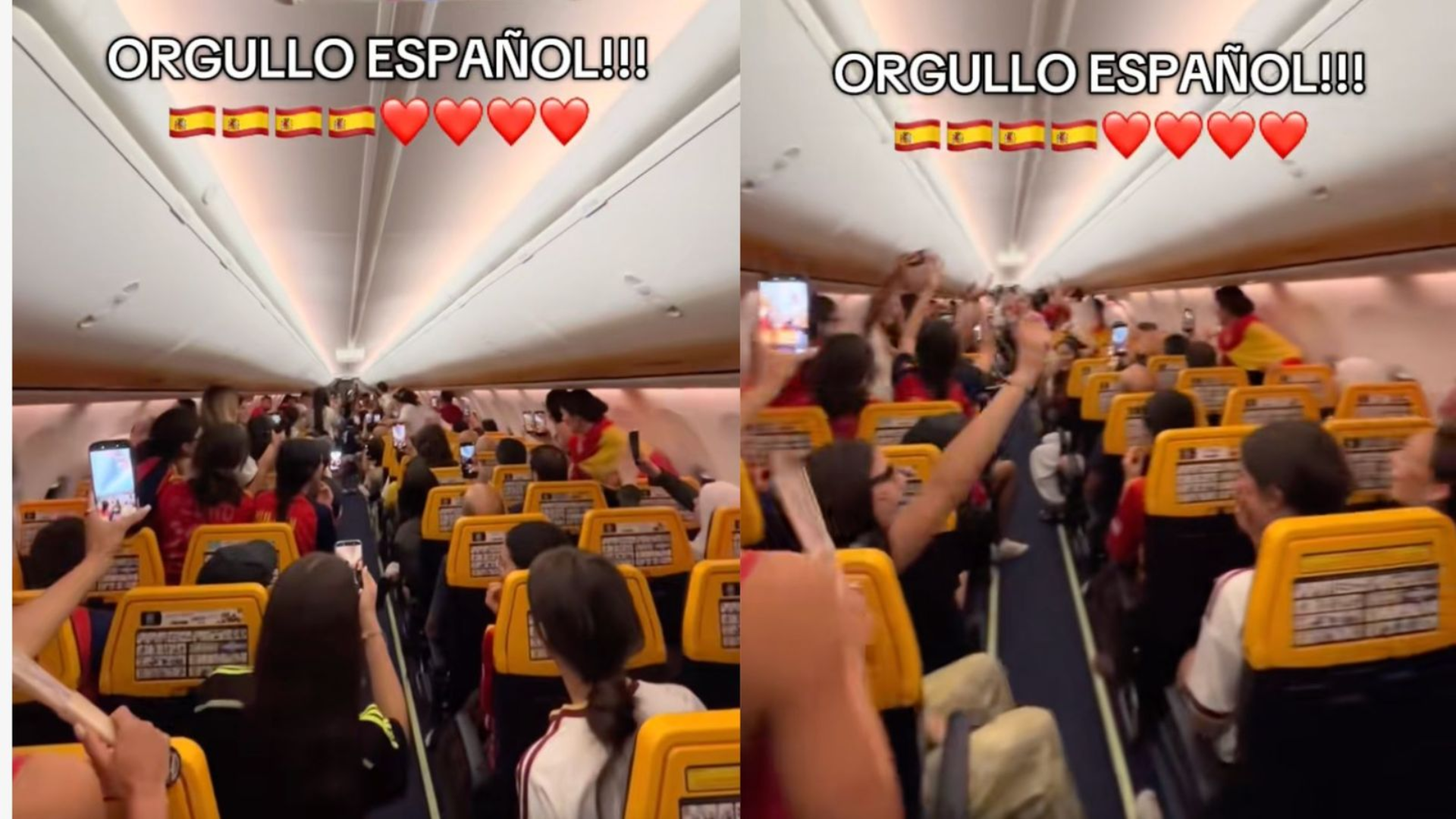 España campeona del mundo: piloto anuncia la victoria en vuelo