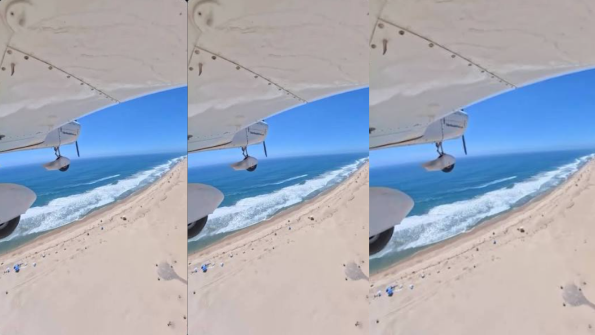Avioneta aterriza de emergencia en una concurrida playa de California; no hubo heridos