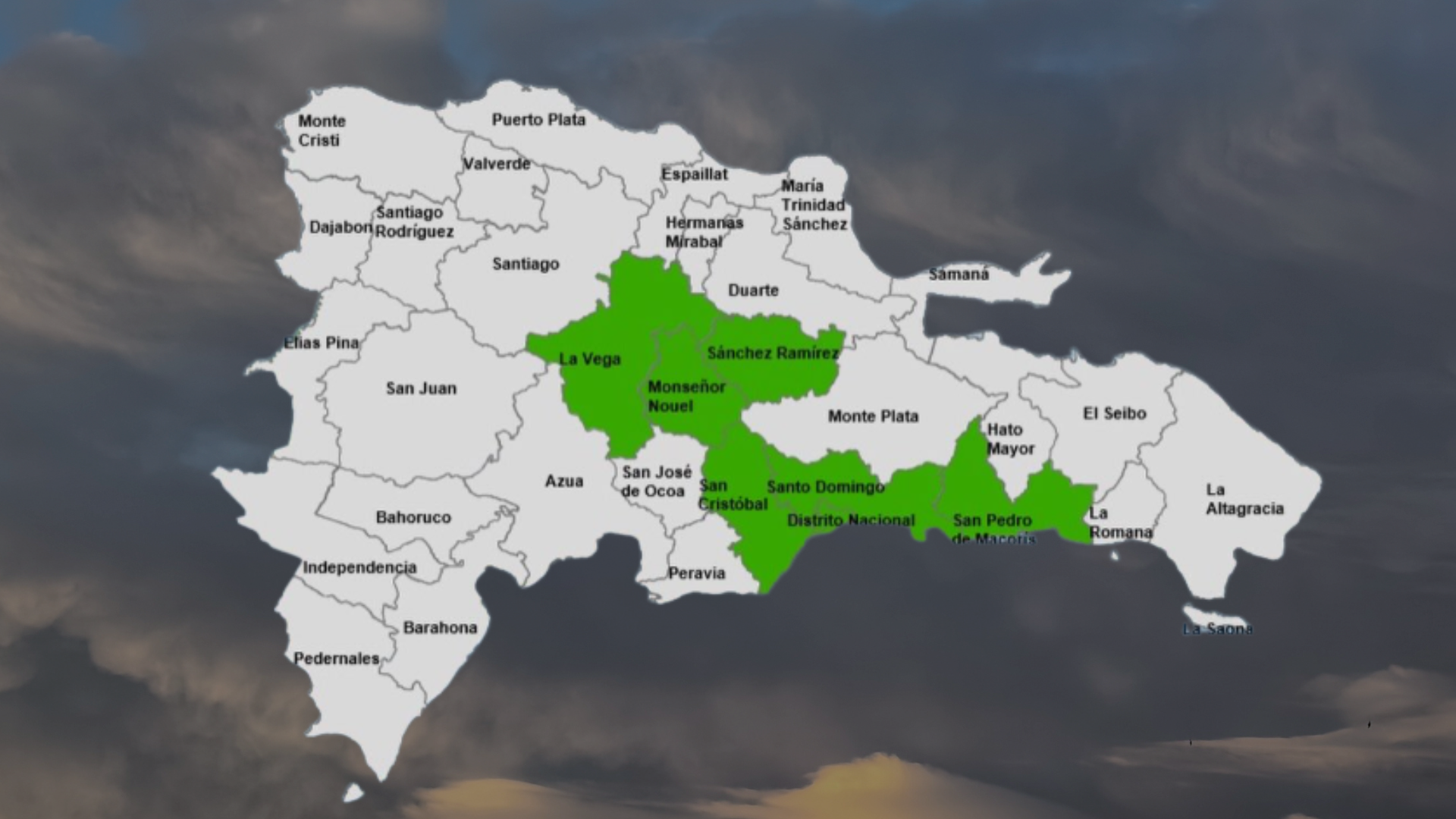 COE reduce a siete las demarcaciones en alerta verde y elimina la alerta amarilla