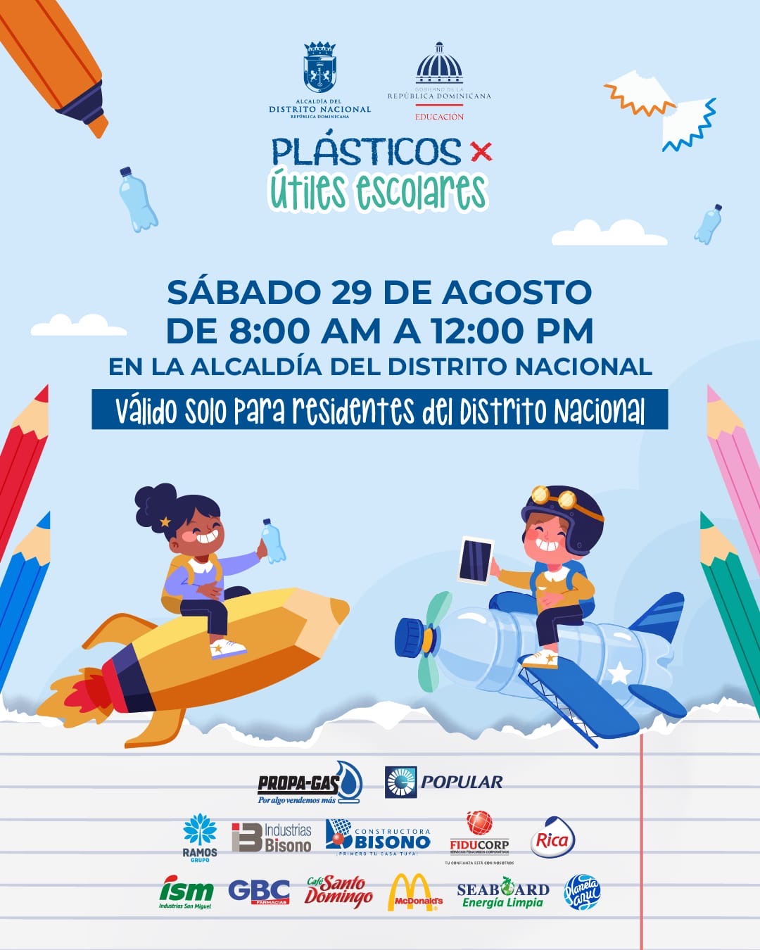 Carolina Mejía anuncia tercera versión de Plásticos por Útiles Escolares
