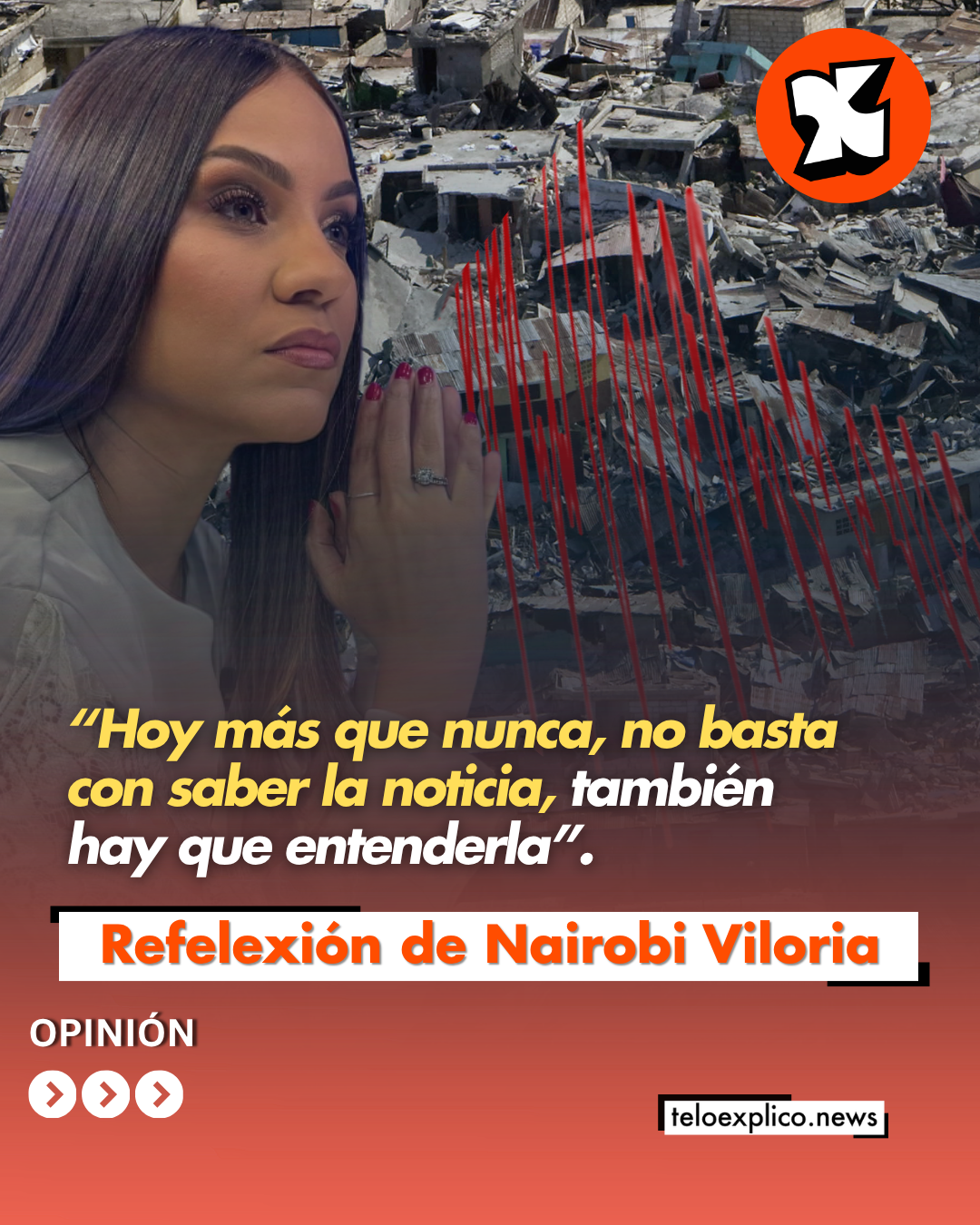 Reflexión de Nairobi Viloria sobre el riesgo de terremotos en R.D.