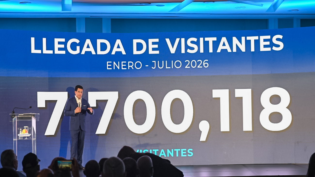 RD supera los 7.7 millones de visitantes en los primeros siete meses del año