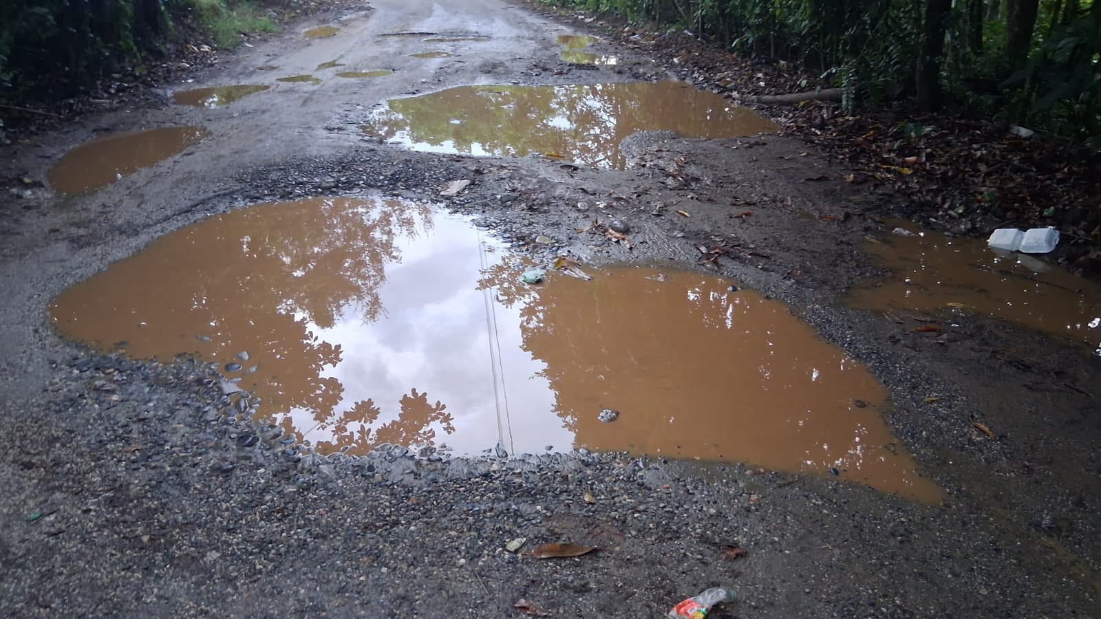 Como un “Cartón de huevo»: así describen el deterioro del Callejón de Duey en Cotuí