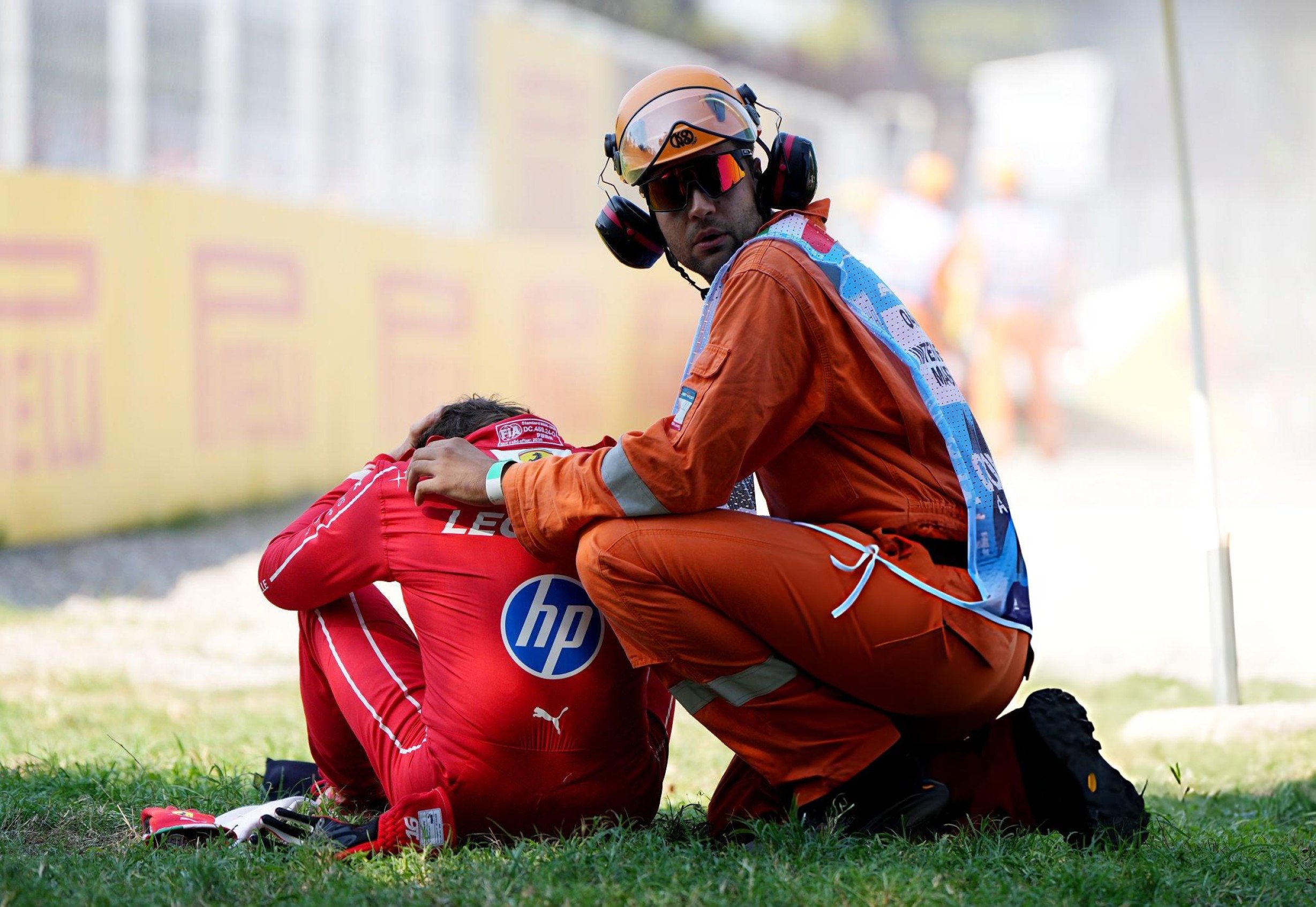 Fuerte accidente de Charles Leclerc obliga a detener el Gran Premio de Italia de Fórmula 1