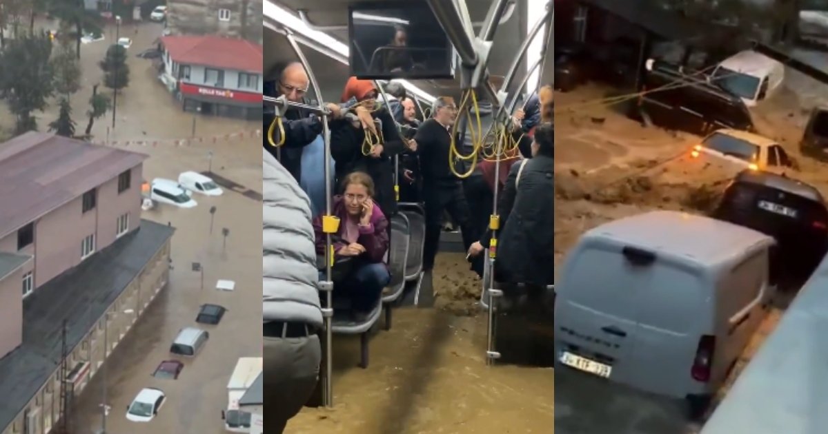 Inundaciones históricas en Estambul dejan al menos dos muertos e inundan autobuses